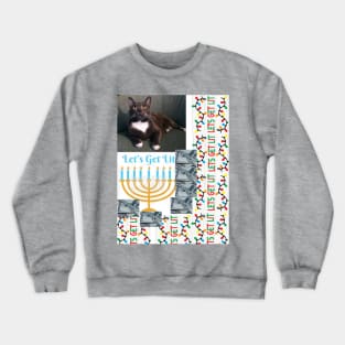 Smokey cat holiday lit Crewneck Sweatshirt